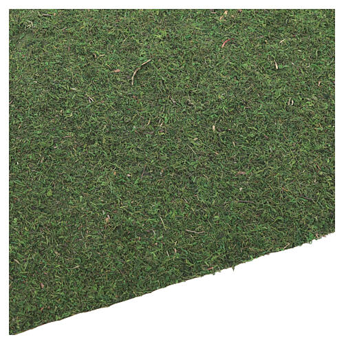 Green moss-effect self-adhesive paper sheet 40x90 cm 3