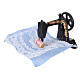 Macchina per cucire  in metallo 2,5 cm per presepi 8 cm s3