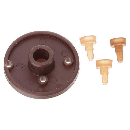 Koło pasowe z PVC Ø35 mm do motoreduktora, otwór montażowy 7 mm 4