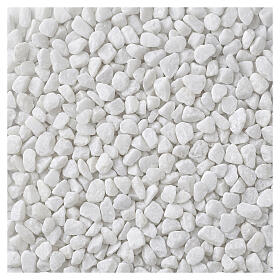 Grava grande blanco marfil 350 gr