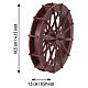 Brown Spoked Wheel for Nativity Watermill 10 cm s2
