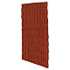 Panel tejado efecto tejas terracota 10x15 cm s2