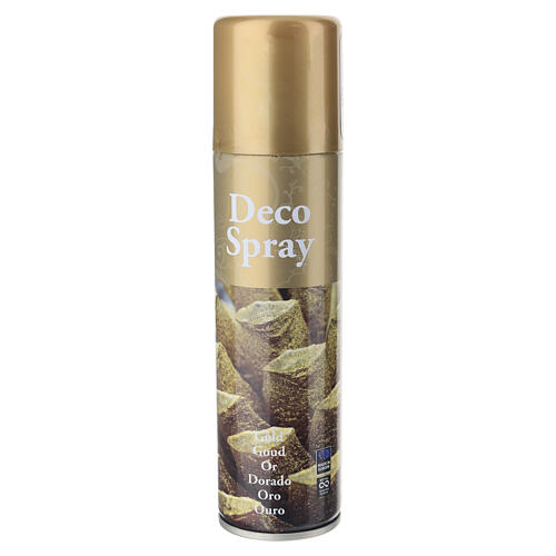 Spray or métallisé 150 ml pour la coloration des crèches et le modélisme 1