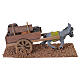 Donkey with wine cart, 7.5x7.5x17.5 cm, for 8 cm Nativity Scene s4