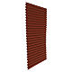 Roof panel with large red tiles, 35x50 cm s2