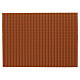 Roof panel with terracotta-colored tiles, 35x50 cm s1