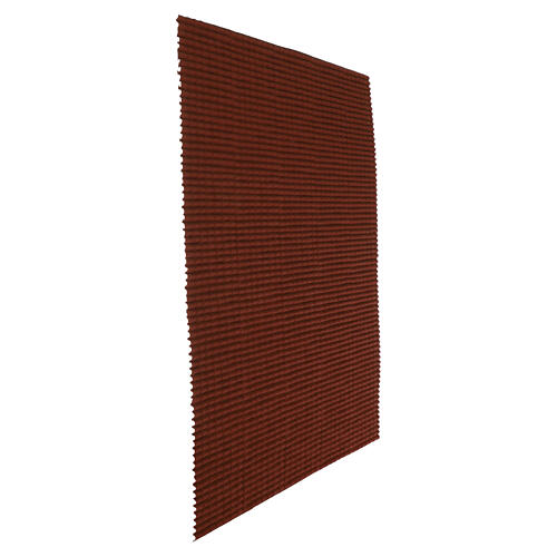 Roof panel with small red shingles, 70x50 cm, Nativity accessories 2
