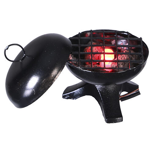 Barbacoa con tapa h 4 cm belén 8-10 cm 2