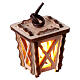 Mini linterna de madera con LED s1