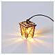 Mini linterna de madera con LED s3