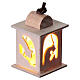 Lanterna presepe h 2,5 cm con intagli in legno s1