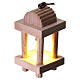 Farol de madera 4x2x2 cm belén de bricolaje s1