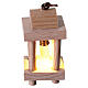 Farol de madera 4x2x2 cm belén de bricolaje s3