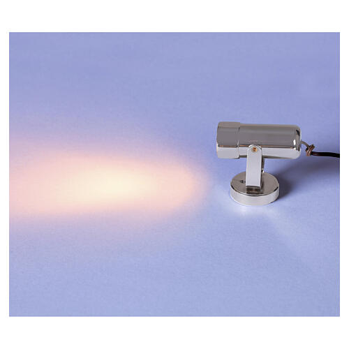 Faro regolabile per presepe fai da te h 3 cm 4