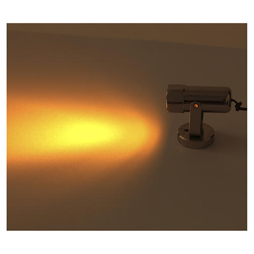 Nativity set accessory, adjustable spotlight h 3 cm 2