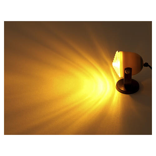Foco para belén luz fija h 3 cm 3,5 V 2