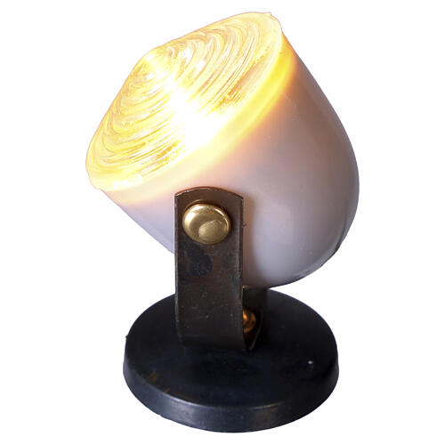Foco para belén luz fija h 3 cm 3,5 V 3