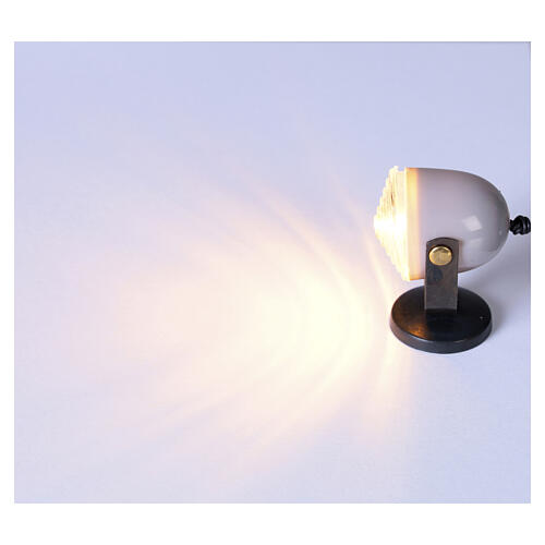 Foco para belén luz fija h 3 cm 3,5 V 4