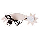 Cometa de madeira 4x11 cm para presépio luz LED s4