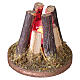 Bonfire figurine 3x4 cm for nativity scene 6-8 cm, flickering LED light s1