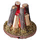 Feu lumière fixe feu de camp h 3,5 cm crèche 6 cm s1
