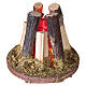 Feu lumière fixe feu de camp h 3,5 cm crèche 6 cm s2