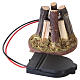Feu lumière fixe feu de camp h 3,5 cm crèche 6 cm s3