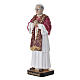 Statue Pape Léon XIV résine 20 cm peinte s2