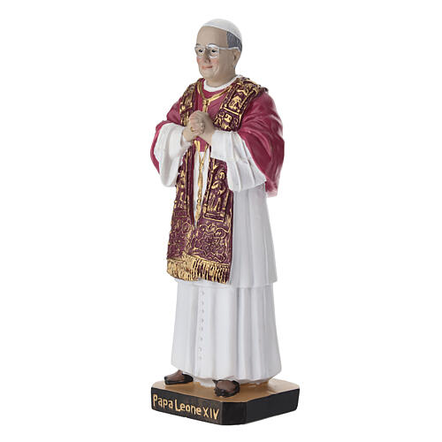 Pope Leo XIV painted resin statue, 20 cm 2