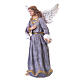 STOCK Ángel túnica violeta 27 cm resina s2