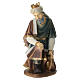 STOCK Król Mędrzec klęczący - figurka z żywicy malowanej, do szopki 61 cm s1