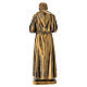 Statue Saint Pio de Pietrelcina en PVC couleur cuivre 18 cm s4