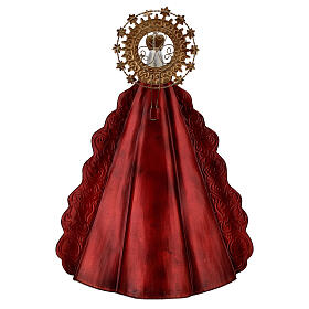 Imagem Nossa Senhora com auréola de estrelas e coroa metal, altura 51 cm s6