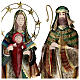 Narodziny Jezusa Trzej Królowie, stylizowane figury z metalu 63x25x10 cm s4