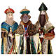 Three Kings Nativity in stylized metal, 63x25x10 cm s6