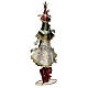 Árbol navidad cintas tricolores estatua metal 45 cm s4