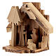 Cabana Natividade silhuetas Sagrada Família madeira de oliveira, 6,5x7x4,5 cm s2