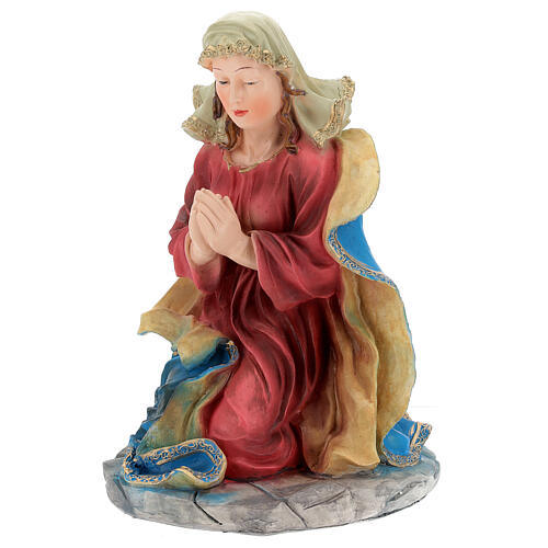 STOCK Nativity Scene painted resin with 90 cm figurines 6
