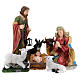 STOCK Nativity Scene painted resin with 90 cm figurines s1