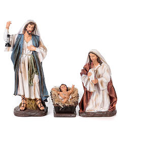 Nativity Scene 11 statues in painted resin 90 cm