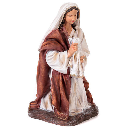 Complete nativity in resin 90 cm set 11 statues 4