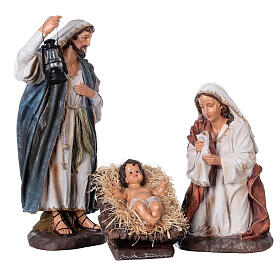 Nativity Scene 11 statues in painted resin 60 cm.