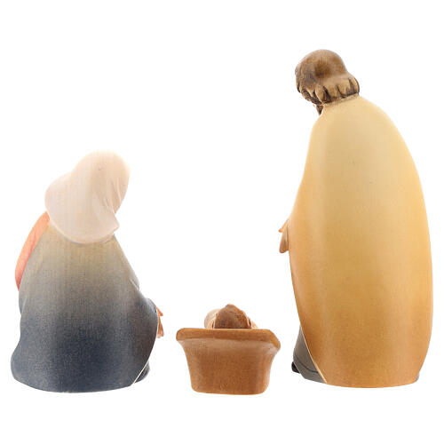 Holy Family for stylized Nativity Scene of 14 cm Val Gardena wood 5