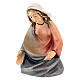 Holy Family for stylized Nativity Scene of 14 cm Val Gardena wood s2