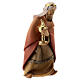 Wise man standing for stylized Nativity Scene of 14 cm Val Gardena wood s3