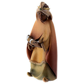 Moor wise man for stylised Nativity scene 14 cm Val Gardena