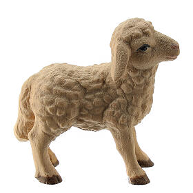 Lamb for stylized Nativity Scene 14 cm Val Gardena wood