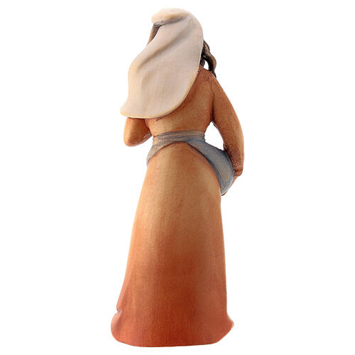 Pastuszka z jedzeniem do szopki 14 cm, Val Gardena 4