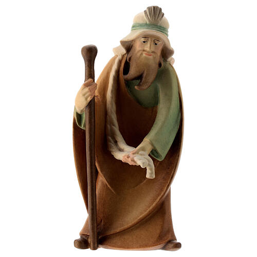 Camel handler for stylized Nativity Scene 14 cm Val Gardena wood 1