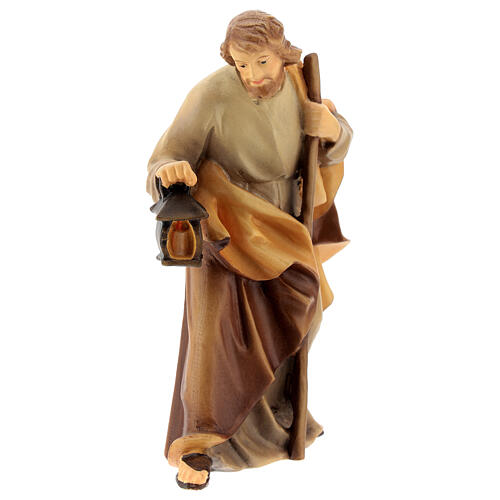 São José figura madeira para presépio Val Gardena Raffaello com personagens altura média 15 cm 1